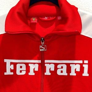 Official Scuderia Ferrari track jacket by Puma sportswear (Men’s SMALL).